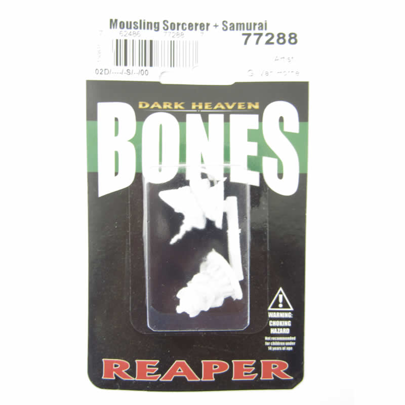 RPR77288 Mousling Sorcerer and Samurai Miniature 25mm Heroic Scale Figure 2nd Image