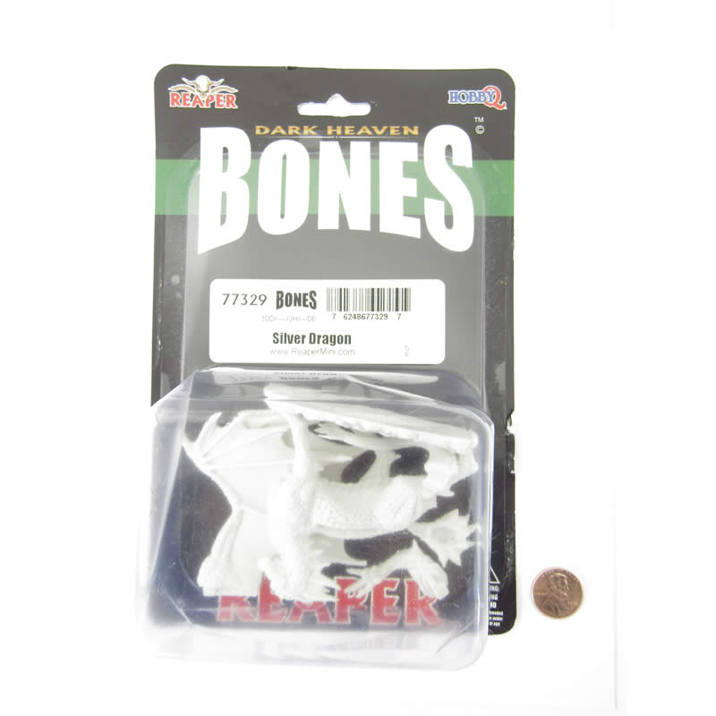 RPR77329 Silver Dragon Miniature 25mm Heroic Scale Figure Dark Heaven 2nd Image