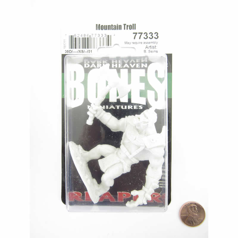RPR77333 Mountain Troll Miniature 25mm Heroic Scale Figure Dark Heaven 2nd Image