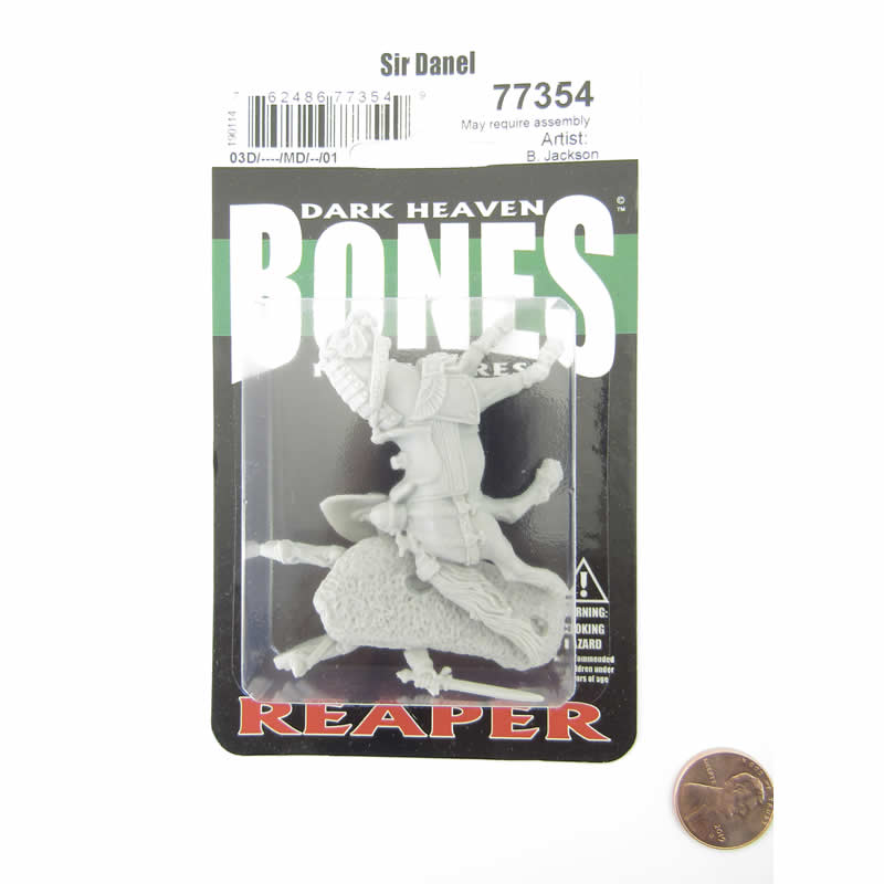 RPR77354 Sir Danel Mounted Crusader Miniature 25mm Heroic Scale Figure 2nd Image