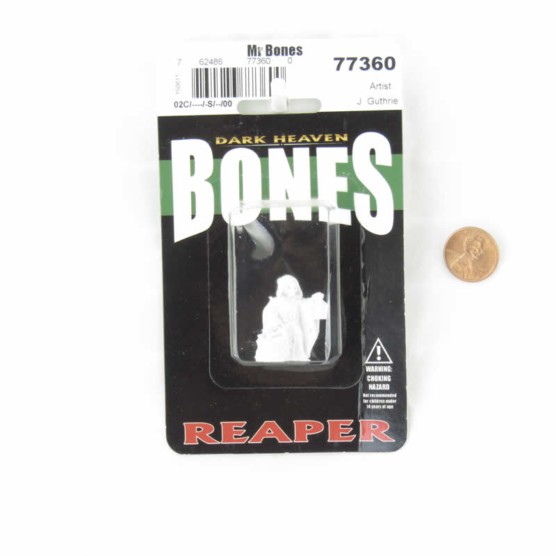 RPR77360 Mr Bones with Lantern Miniature 25mm Heroic Scale Figure Dark Heaven Bones 2nd Image