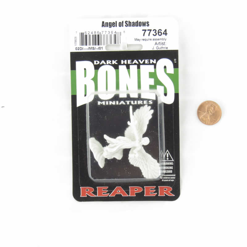 RPR77364 Angel of Shadows Miniature 25mm Heroic Scale Figure Dark Heaven Bones 2nd Image