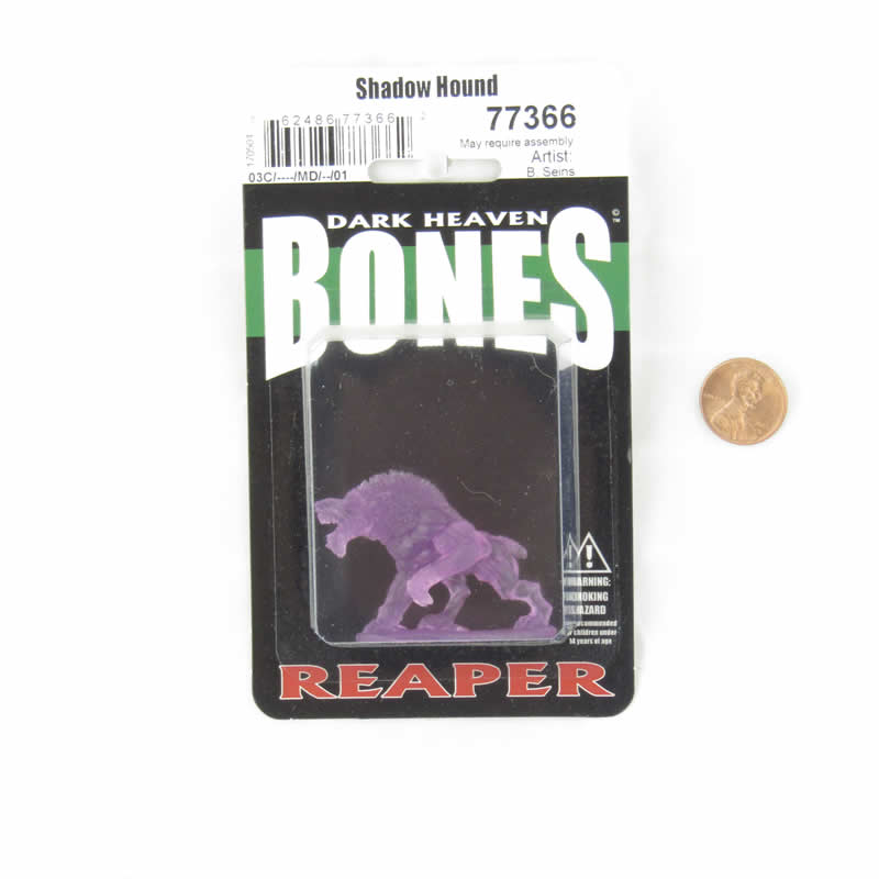 RPR77366 Shadow Hound Miniature 25mm Heroic Scale Figure Dark Heaven Bones 2nd Image