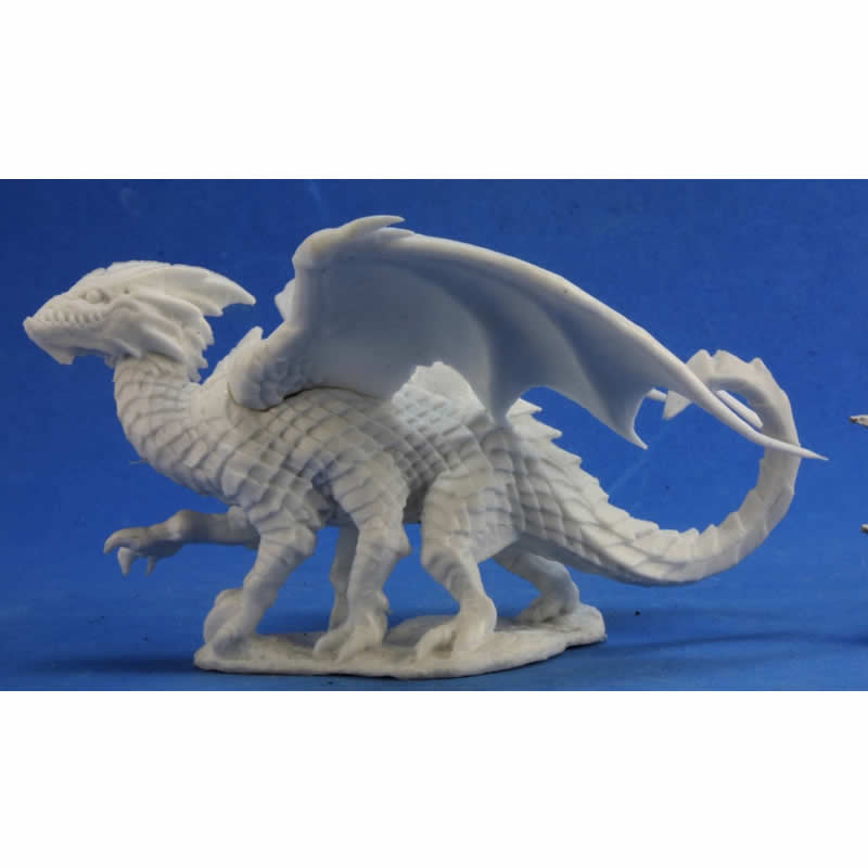 RPR77379 Dracolisk Dragon Miniature 25mm Heroic Scale Figure Dark Heaven Bones 3rd Image