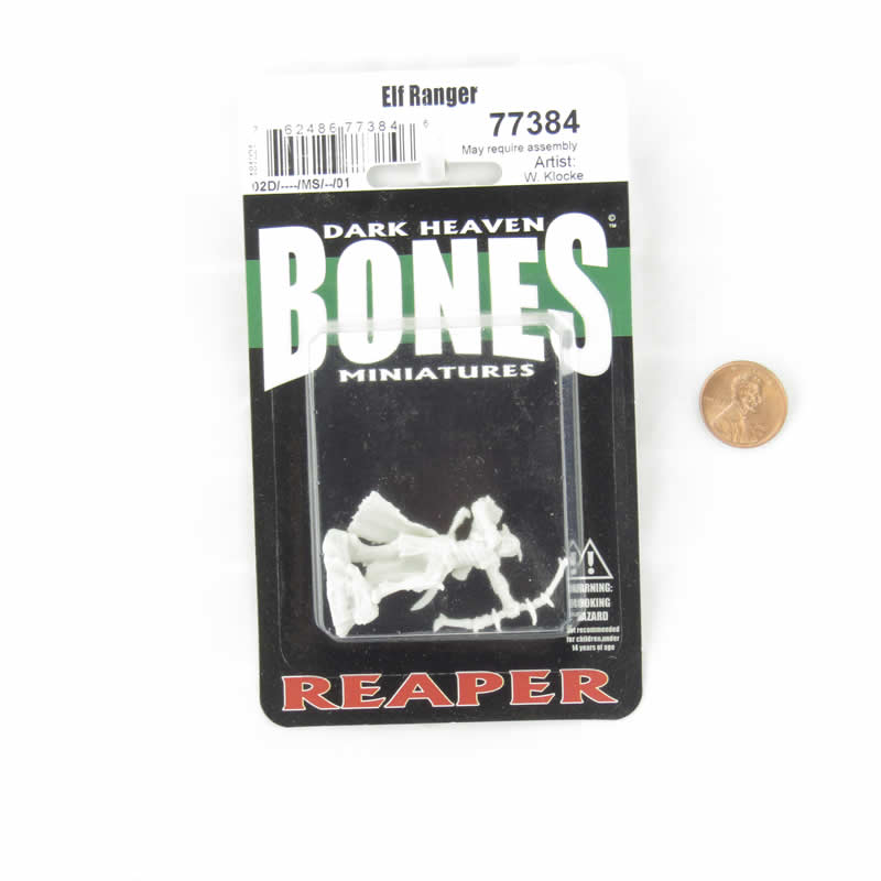 RPR77384 Arathanel Elf Ranger Miniature 25mm Heroic Scale Figure Dark Heaven Bones 2nd Image