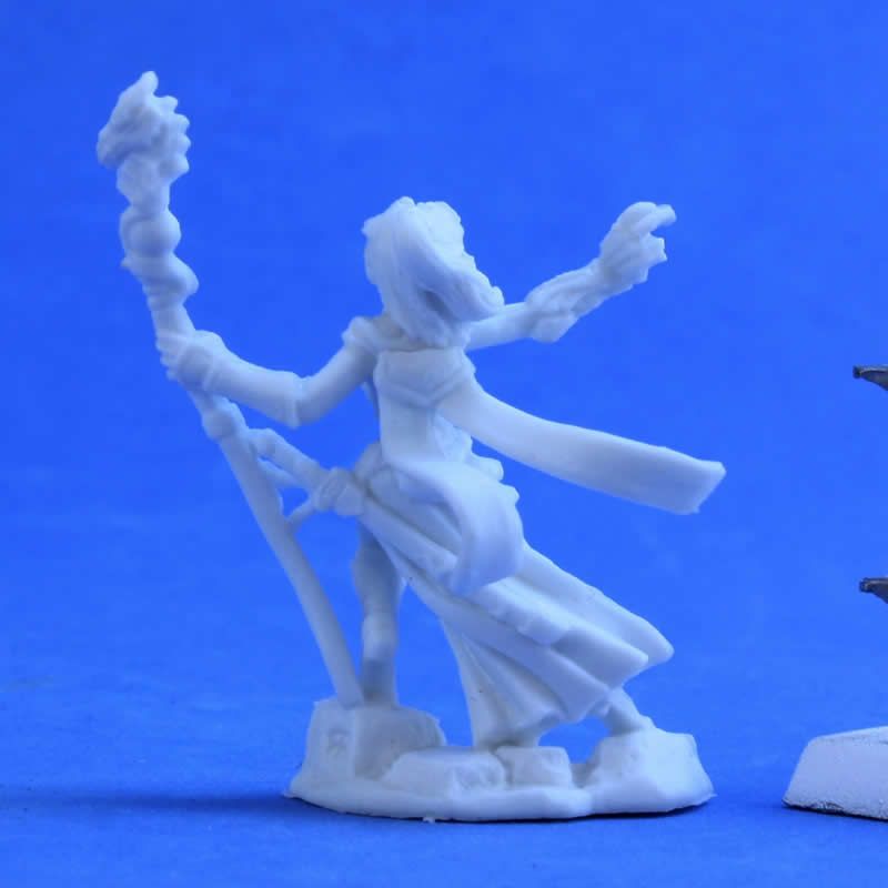 RPR77386 Andriessa Elven Sorceress Miniature 25mm Heroic Scale Figure Dark Heaven Bones 3rd Image