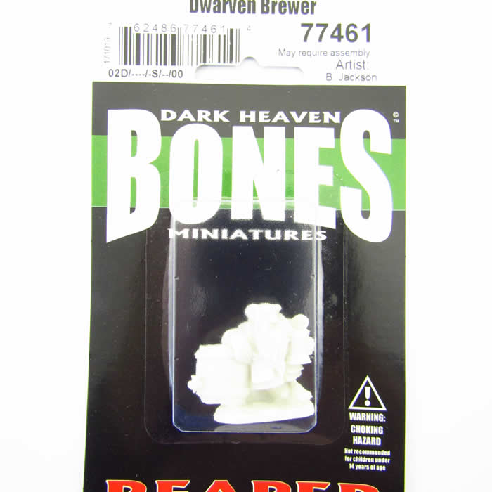 RPR77461 Dwarven Brewer With Keg Miniature 25mm Heroic Scale 2nd Image