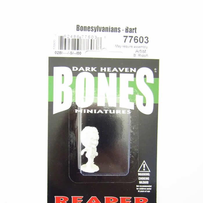 RPR77603 Bart Bonesylvanians Miniature 25mm Heroic Scale Dark Heaven 2nd Image
