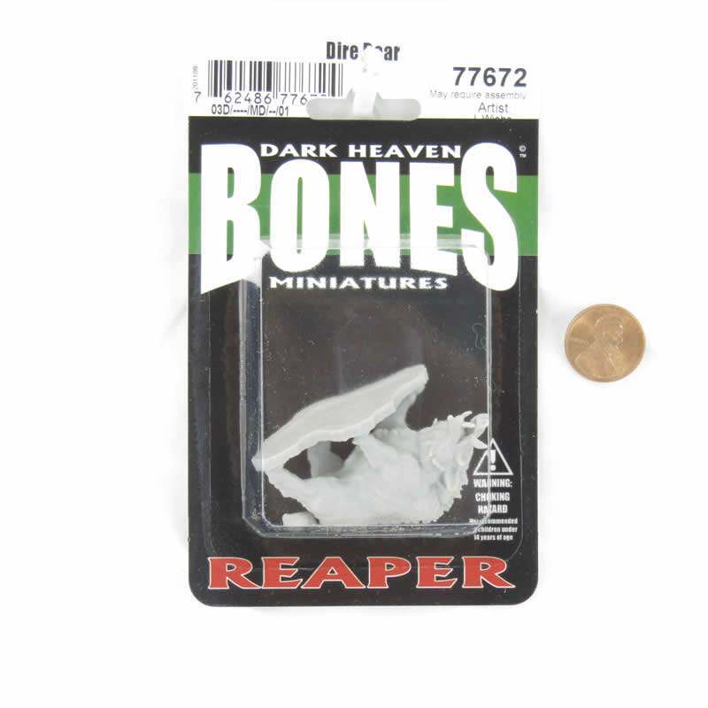 RPR77672 Dire Boar Miniature 25mm Heroic Scale Figure Dark Heaven Bones 2nd Image
