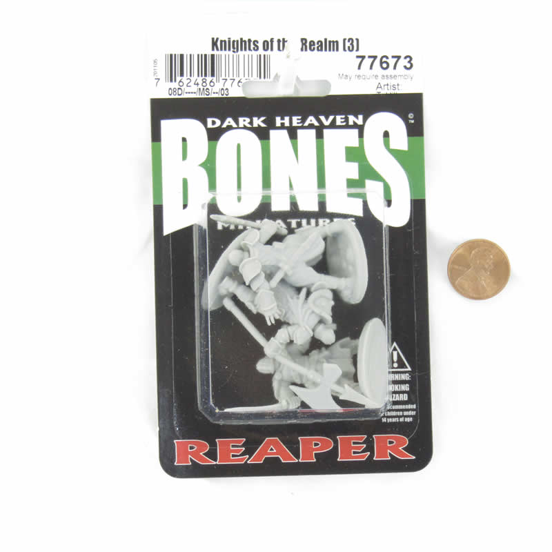 RPR77673 Knights of The Realm Miniature 25mm Heroic Scale Figure Dark Heaven Bones 2nd Image