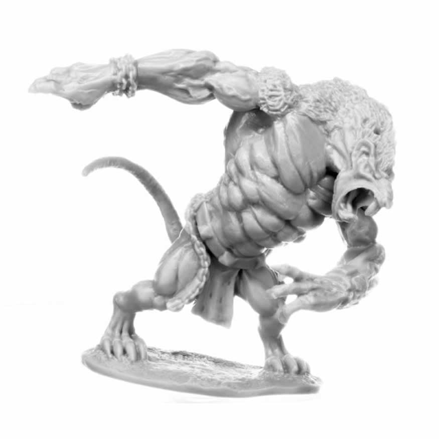 RPR77686 Giant Wererat Miniature 25mm Heroic Scale Figure Dark Heaven Bones Main Image
