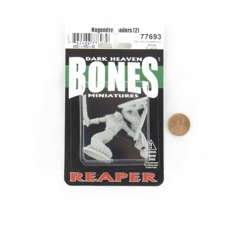 RPR77693 Nagendra Leaders Miniature 25mm Heroic Scale Figure Dark Heaven Bones 2nd Image