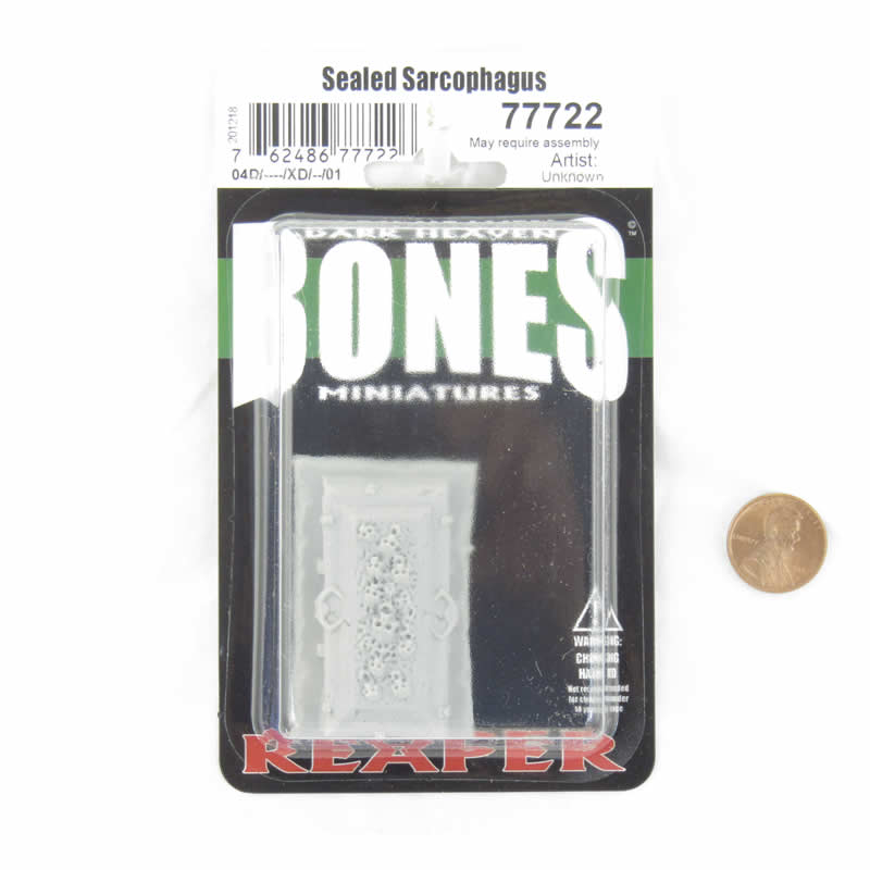 RPR77722 Sealed Sarcophagus Miniature 25mm Heroic Scale Figure Dark Heaven Bones 2nd Image
