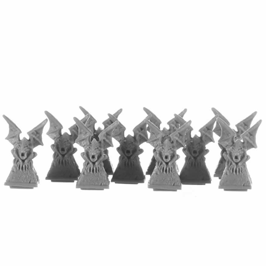 RPR77731 Gargoyle Pillar Tops Miniature 25mm Heroic Scale Figure Dark Heaven Bones Main Image