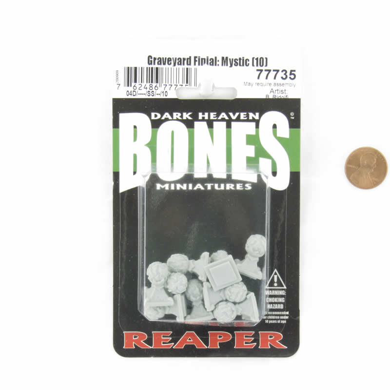 RPR77735 Graveyard Finial Mystic Miniature 25mm Heroic Scale Figure Dark Heaven Bones 2nd Image