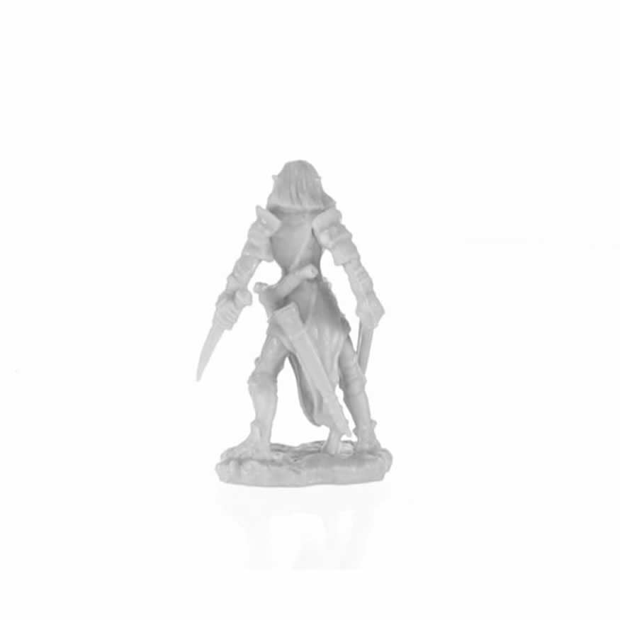 RPR77741 Shardis Female Elf Rogue Miniature 25mm Heroic Scale Figure Dark Heaven Bones 3rd Image