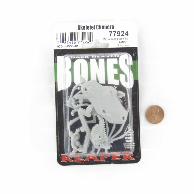 RPR77924 Skeletal Chimera Miniature 25mm Heroic Scale Figure Dark Heaven Bones 2nd Image