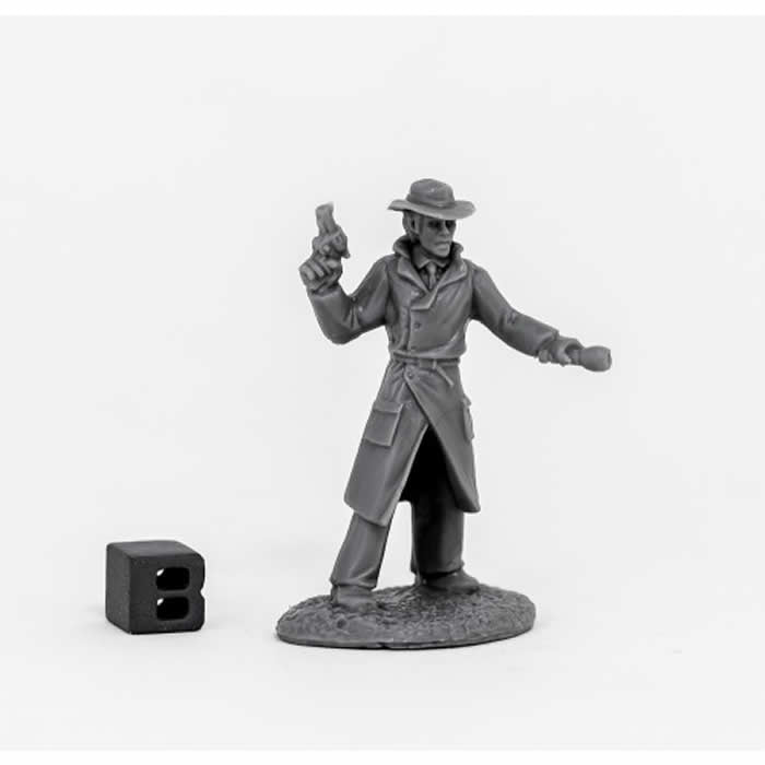 RPR80067 Max Graves Pulp Era Investigator Miniature 25mm Heroic Scale Main Image