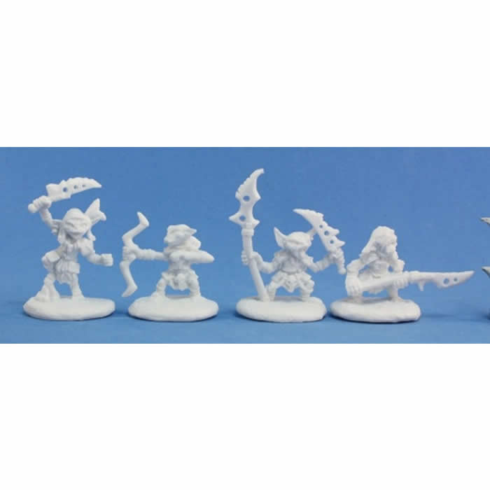 RPR89003 Goblin Warriors Miniature 25mm Heroic Scale Pathfinder Bones Main Image