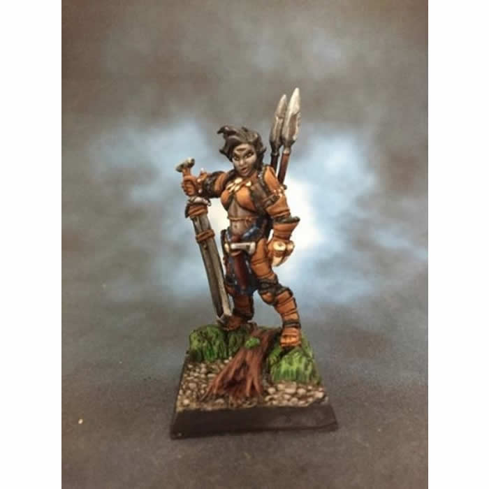 RPR89005 Amiri Iconic Barbarian Miniature 25mm Heroic Scale Pathfinder Main Image