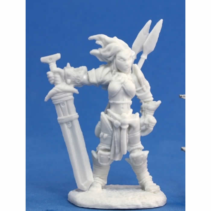RPR89005 Amiri Iconic Barbarian Miniature 25mm Heroic Scale Pathfinder 3rd Image