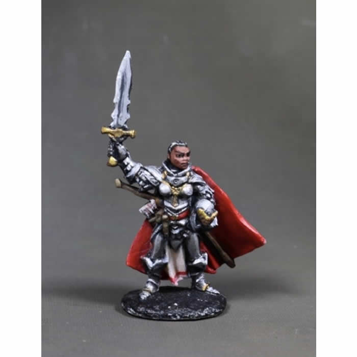 RPR89011 Seelah Iconic Paladin Miniature 25mm Heroic Scale Pathfinder Main Image