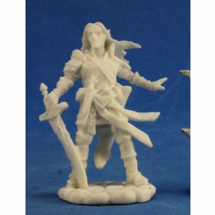 RPR89028 Arael Half Elf Cleric Miniature 25mm Heroic Scale Pathfinder Main Image