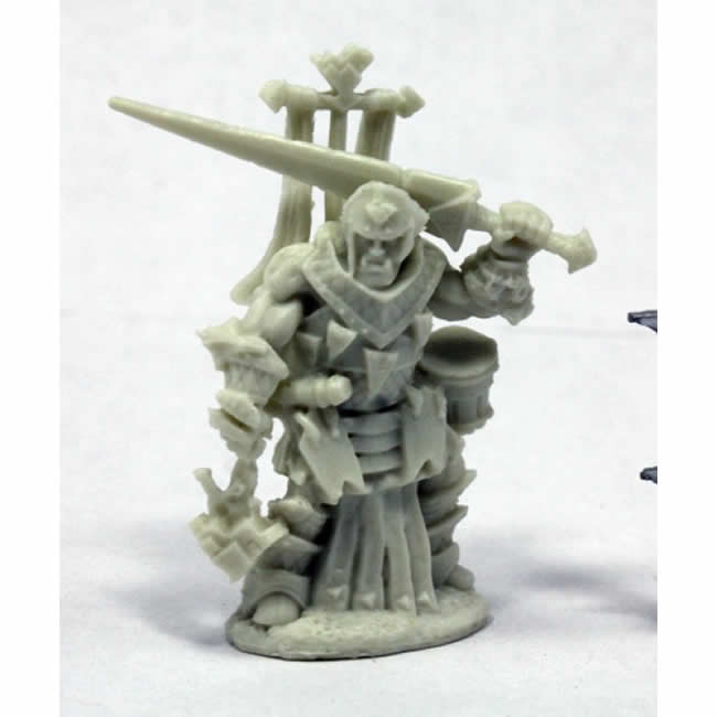 RPR89038 Oloch Iconic Warpriest Miniature 25mm Heroic Scale Pathfinder Main Image