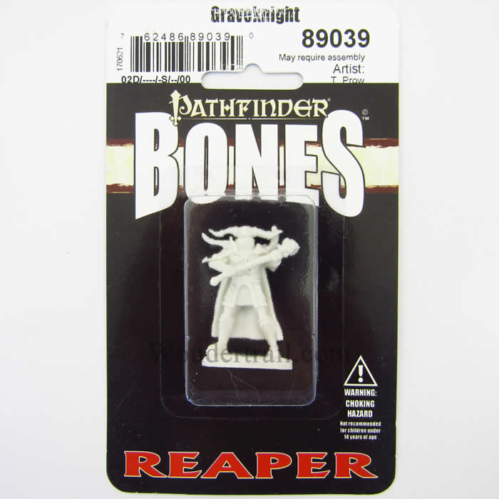 RPR89039 Graveknight Miniature 25mm Heroic Scale Pathfinder Bones 2nd Image