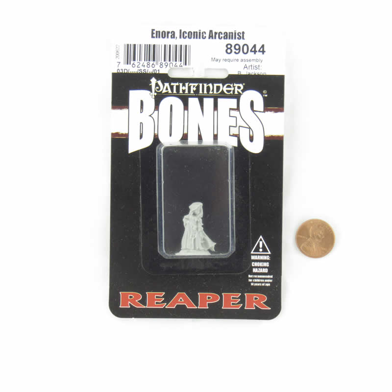 RPR89044 Enora Iconic Arcanist Miniature 25mm Heroic Scale Figure Pathfinder Bones 2nd Image
