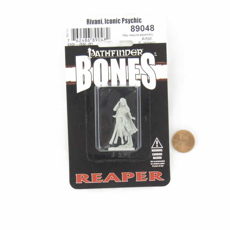 RPR89048 Rivani Iconic Psychic Miniature 25mm Heroic Scale Figure Pathfinder Bones 2nd Image