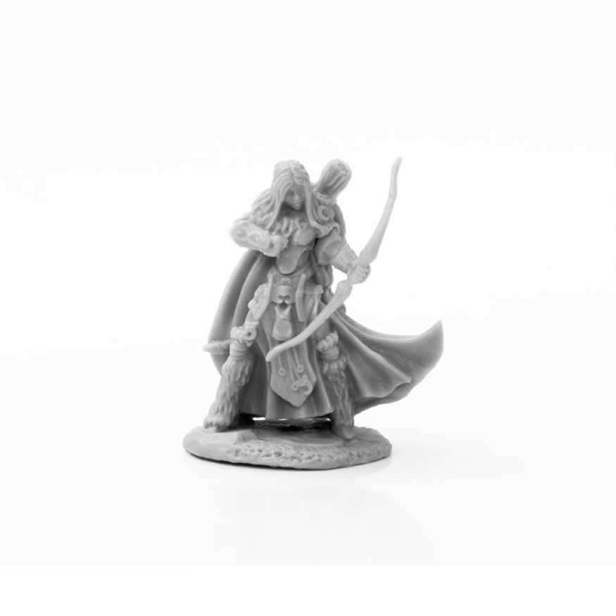 RPR89050 Adowyn Iconic Hunter Miniature 25mm Heroic Scale Figure Pathfinder Bones Main Image