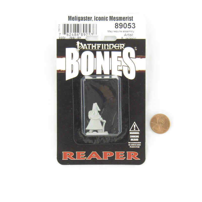 RPR89053 Meligaster Iconic Mesmerist Miniature 25mm Heroic Scale Figure Pathfinder Bones 2nd Image