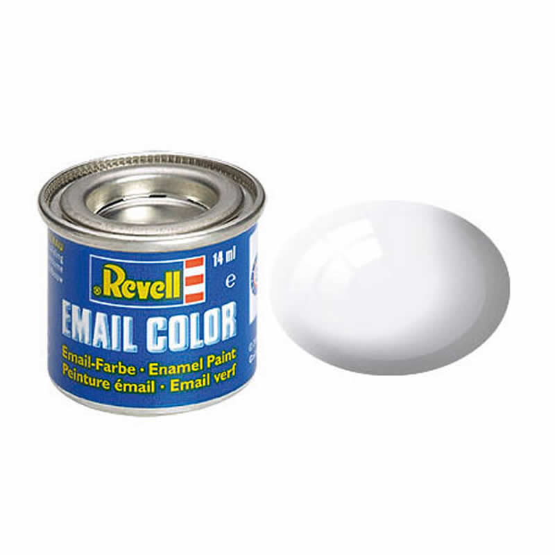 RVP32104 White Gloss Enamel Paint 14ml (.47oz) Tinlet Revell Main Image