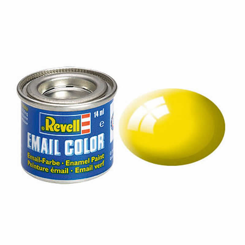 RVP32112 Yellow Gloss Enamel Paint 14ml (.47oz) Tinlet Revell Main Image