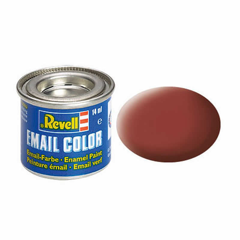 RVP32137 Reddish Brown Matt Enamel Paint 14ml (.47oz) Tinlet Revell Main Image