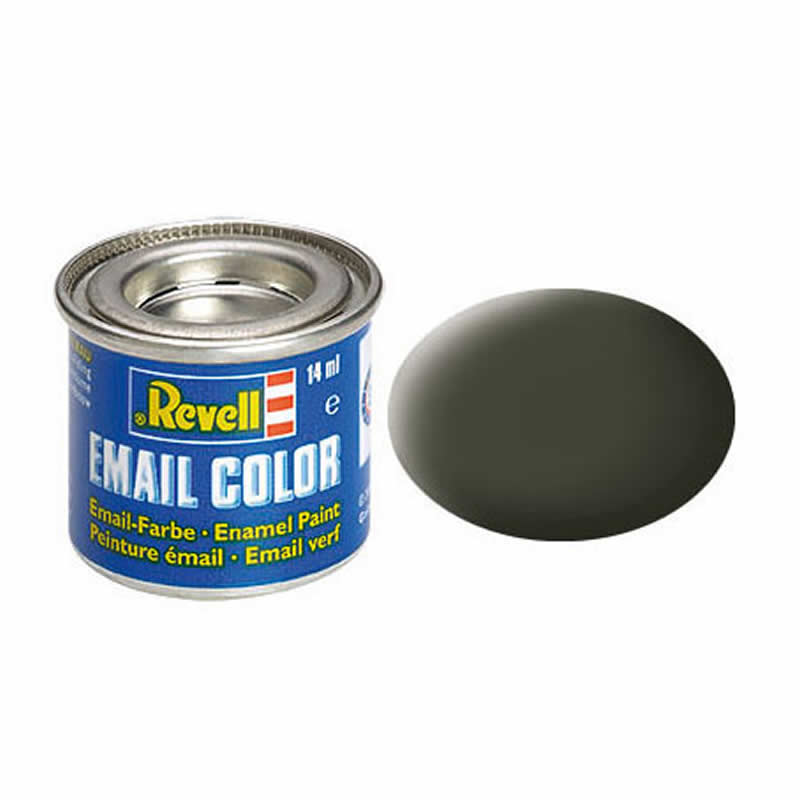 RVP32142 Olive Yellow Matt Enamel Paint 14ml (.47oz) Tinlet Revell Main Image