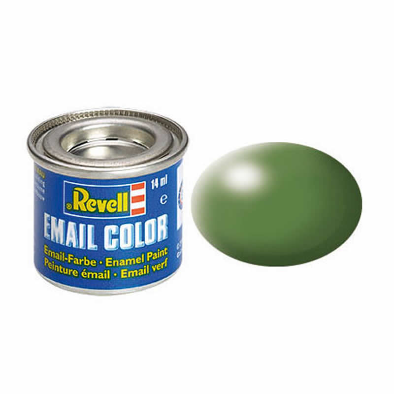 RVP32360 Green Silk Enamel Paint 14ml (.47oz) Tinlet Revell Main Image