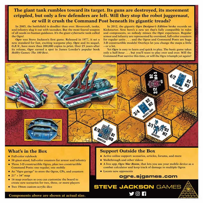 SJG1315 Ogre 6th Edition Board Game Steve Jackson Games 2nd Image