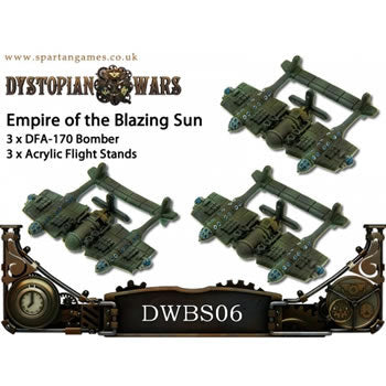 SPGDWBS06 Blazing Sun DFA-170 Class Bombers by Spartan Games Main Image