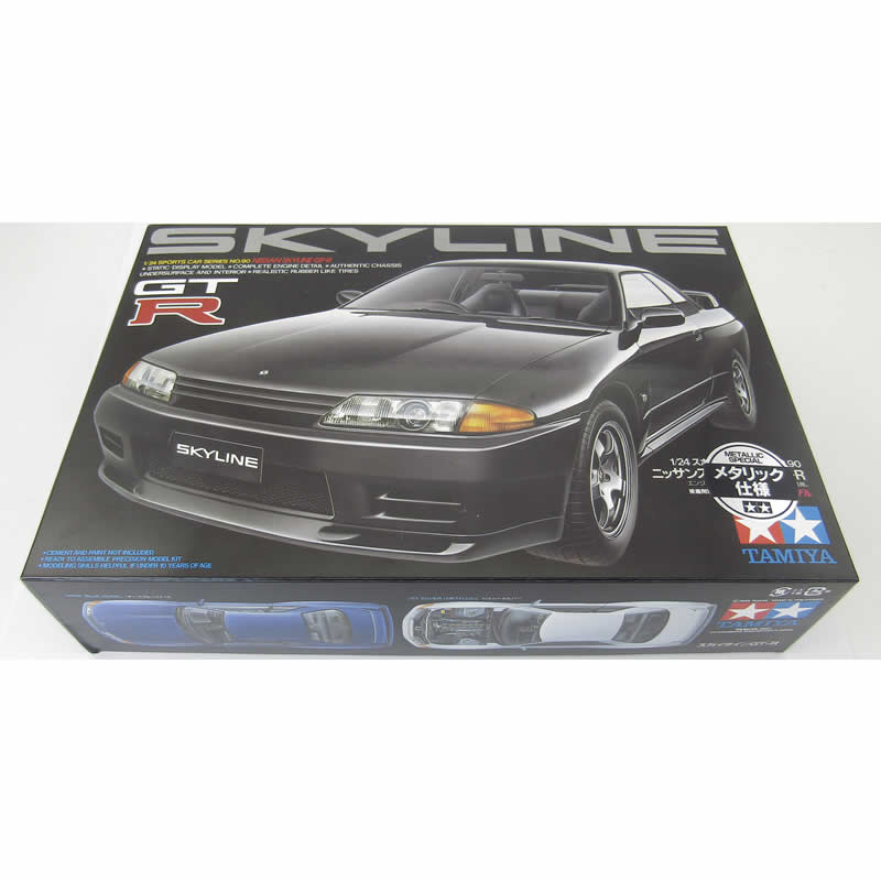 TAM24090-1500 Nissan Skyline Metallic 1/24 Scale Plastic Model Kit Tamiya 2nd Image