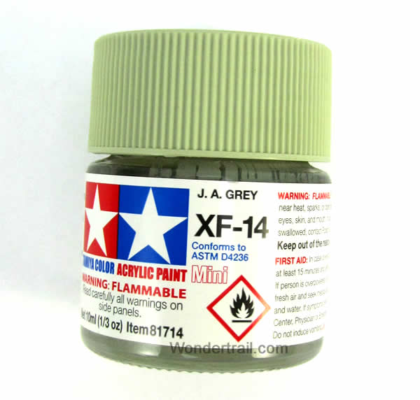 TAM81723PT Mini XF-23 Flat Light Blue Acrylic 10ml (1/3oz) Bottle Hobb –  Wondertrail