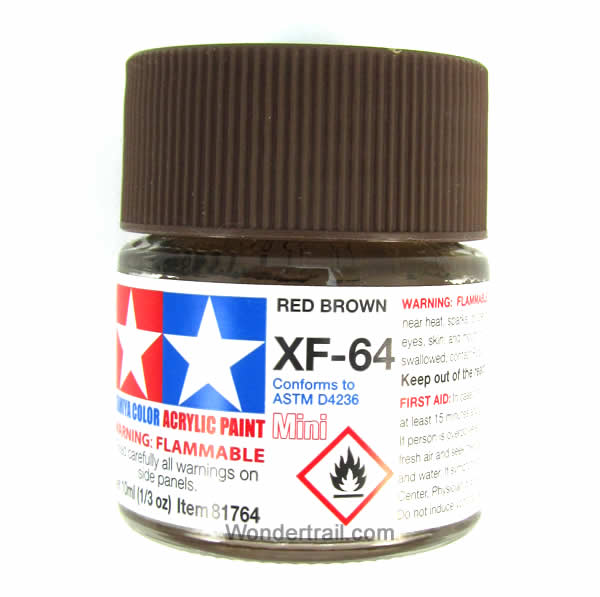 Tamiya Acrylic Mini XF-64 Red Brown (10ml)