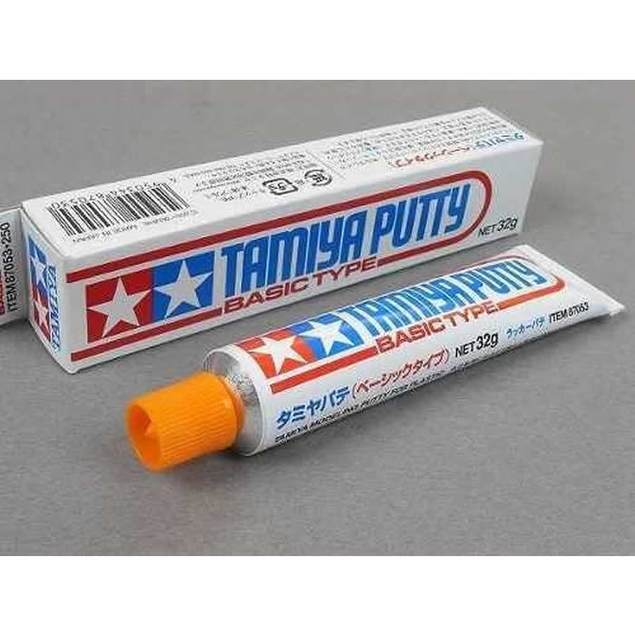 TAM87053 Basic Gray Putty 32g Tube Tamiya Main Image