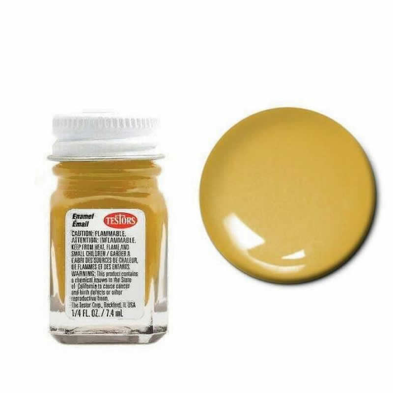 TES1119 Honey Gloss Enamel Paint .25oz Bottle Testors Main Image