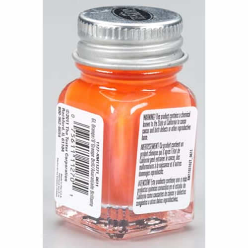 Testors Enamel Paint .25oz-Orange Gloss