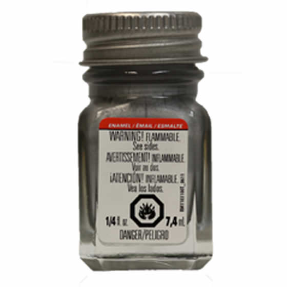 TES1146PT Silver Metallic Enamel Paint .25oz Bottle Testors Paints Main Image