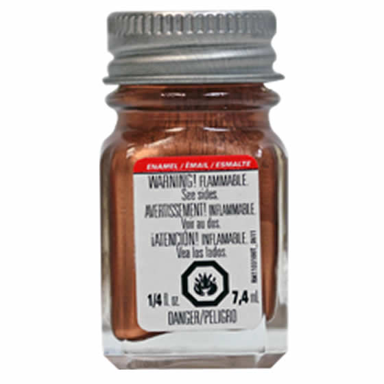 TES1151PT Copper Metallic Enamel Paint .25oz Bottle Testors Paints Main Image