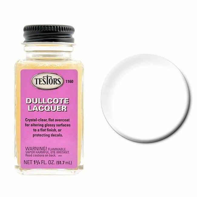 TES1160 Dullcote Top Coat 1.75oz Bottle Testors Main Image