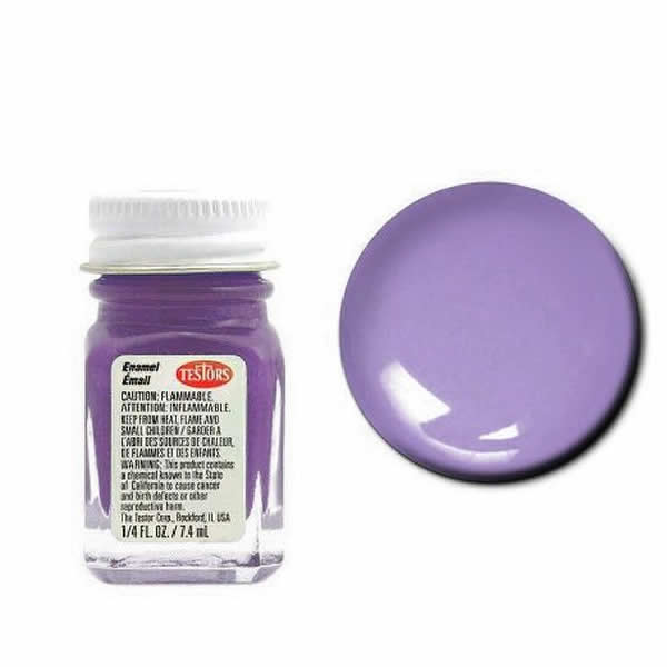 TES1189TT Violet Flat Enamel Paint .25oz Jar Testors Main Image
